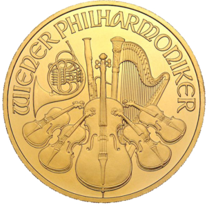 Wiener Philharmoniker 1/2 Unze Vorderansicht