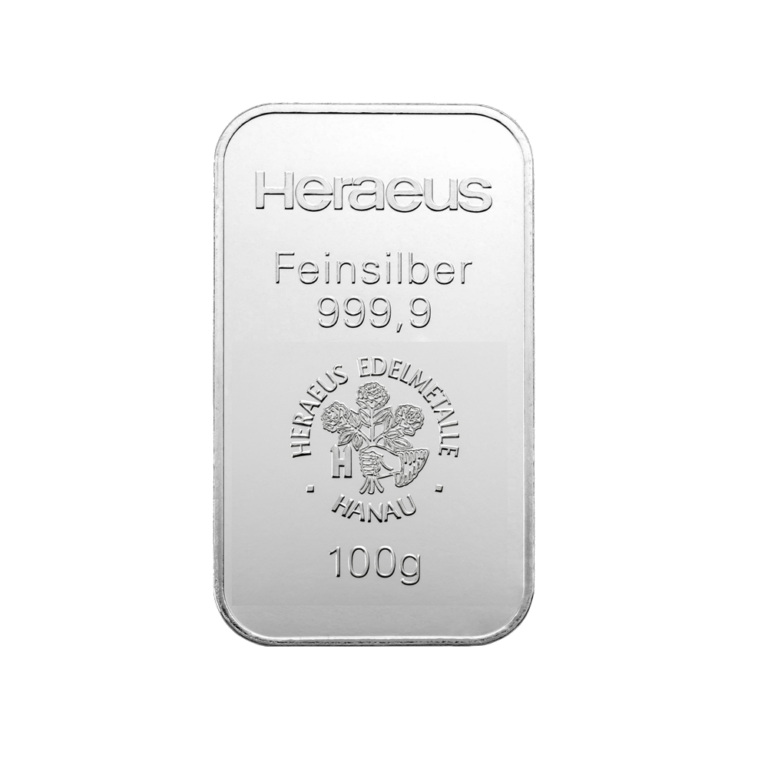 Silberbarren 100g