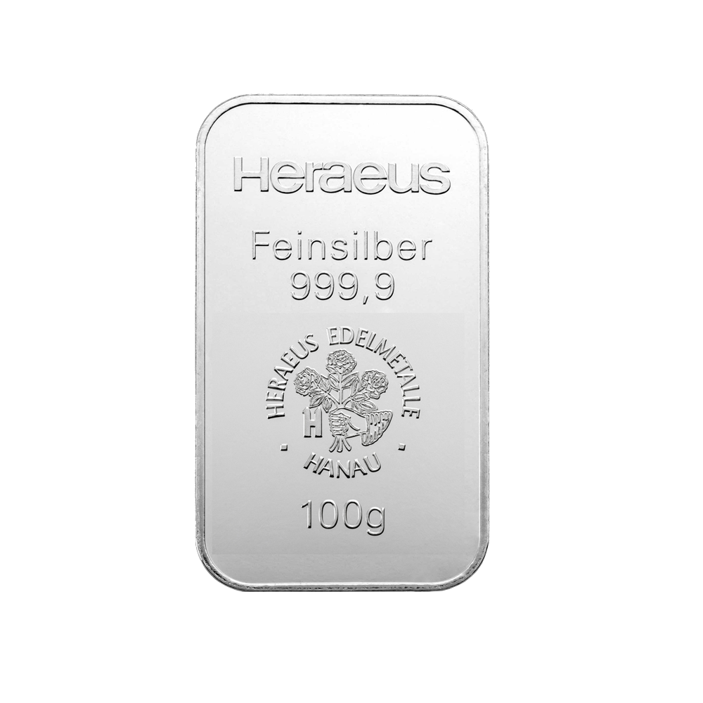 Silberbarren 100g