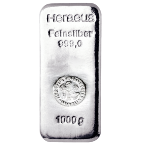 Silberbarren 1000g