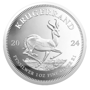 Münze Krügerrand Silber 1 Unze Vorderseite